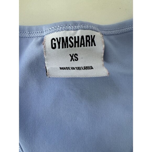 Gymshark Pulse Crop Tank Size Small - Two Tone Light Blue Bright Blue Sports Bra - Picture 4 of 4